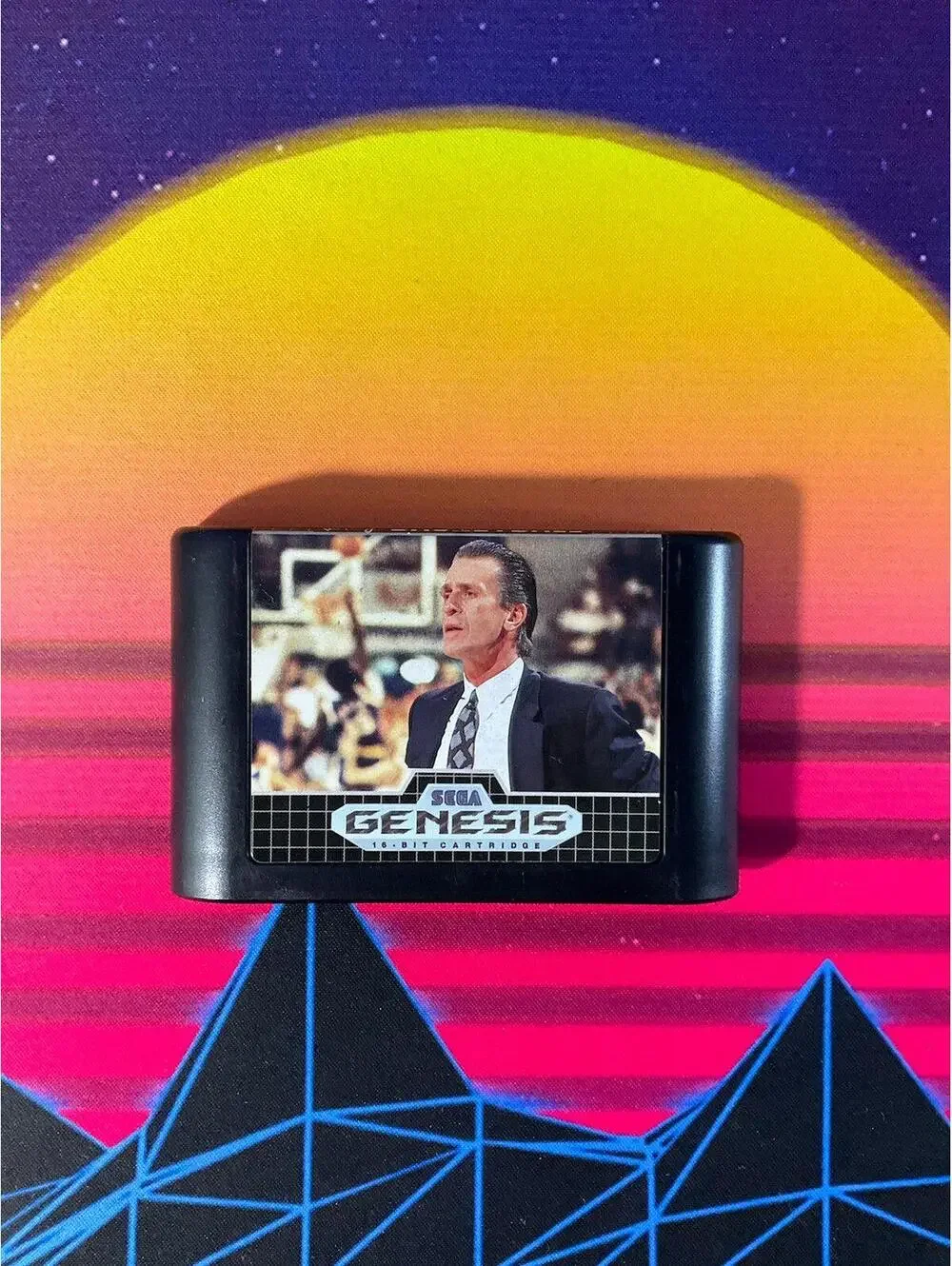 Pat Riley's Basketball (Sega Genesis, 1990) LOOSE